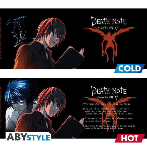 DEATH NOTE - Mug Heat Change - 460 ml - Kira & Ryuk