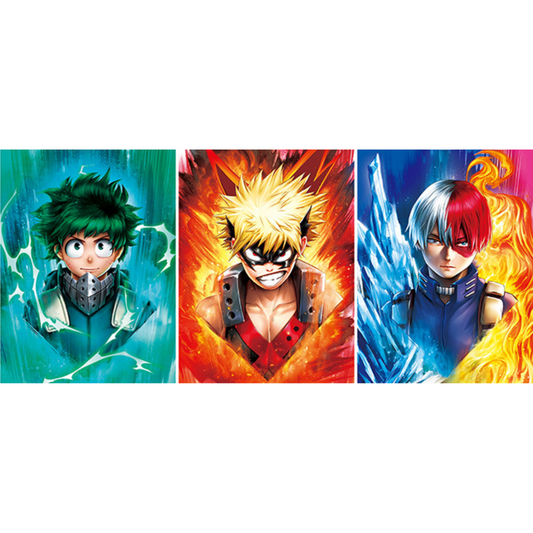 MY HERO ACADEMIA - Poster 3D - Izuku Midoriya/Katsuki Bakugo/Shoto Todoroki