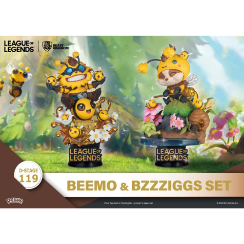 LEAGUE OF LEGENDS - Beemo & Bzzzigs - Diorama D-Stage