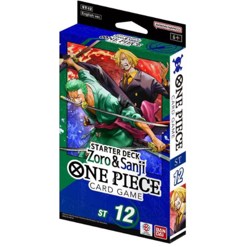 One Piece Card Game -Zoro and Sanji- ST12 Starter Deck Display