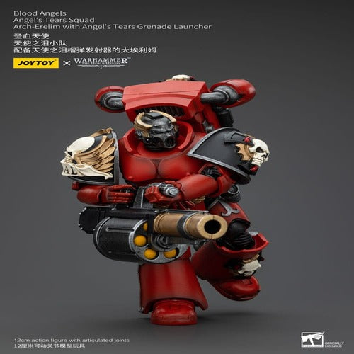 Warhammer The Horus Heresy figurine 1/18 Blood Angels Angel's Tears Squad Arch-Erelim with Angel's Tears Grenade Launcher 12 cm