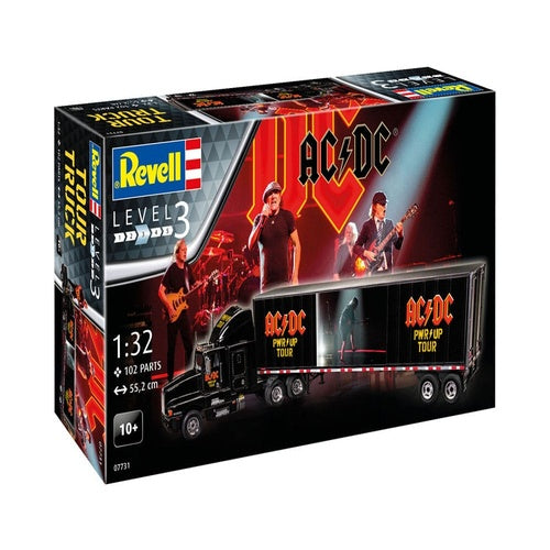AC/DC kit complet maquette Tour Truck & Trailer 55 cm