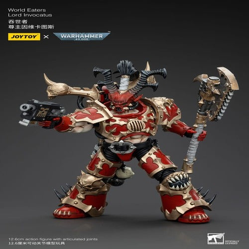 Warhammer 40k figurine 1/18 World Eaters Lord Invocatus 13 cm
