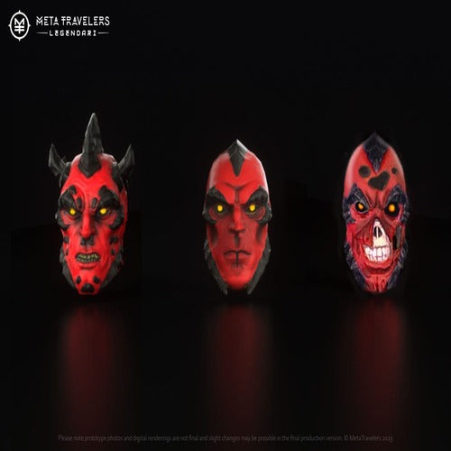 Legendari accessoires Nibiru Villains Head Pack