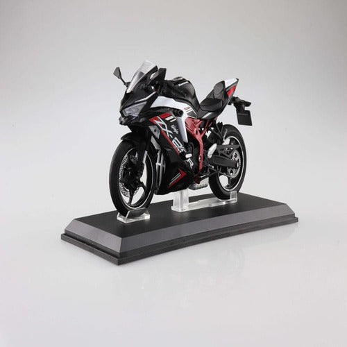 Diecast Bike Series réplique 1/12 Kawasaki Ninja ZX-25R Metallic Spark Black×Peal Flat Stardust White 16 cm