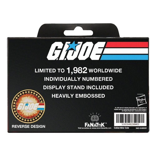 G.I. Joe pièce de collection A Real American Hero 60th Anniversary 24k Gold Plated Limited Edition