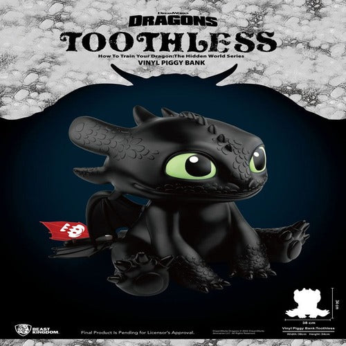 Dragons tirelire Piggy Vinyl Toothless 30 cm