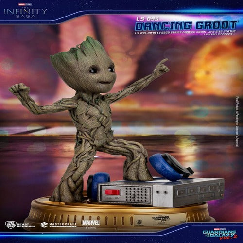 Les Gardiens de la Galaxie 2 statuette 1/1 Dancing Groot heo EU Exclusive 32 cm