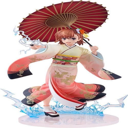 A Certain Scientific Railgun T statuette 1/7 Mikoto Misaka Furisode Kimono Ver. 28 cm