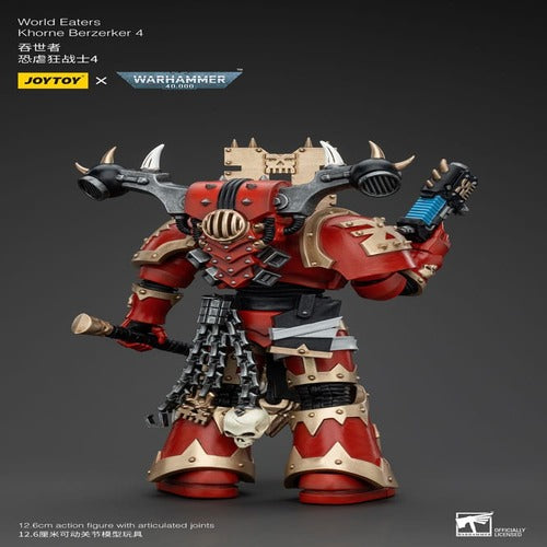 Warhammer 40k figurine 1/18 World Eaters Khorne Berzerker 4 13 cm