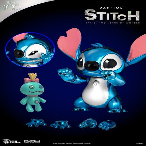 Disney 100 Years of Wonder figurine Dynamic Action Heroes 1/9 Stitch (Lilo & Stitch) 16 cm