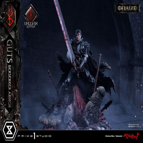 Berserk Statue 1/4 Guts Berserker Armor Unleash Edition Deluxe Version 91 cm