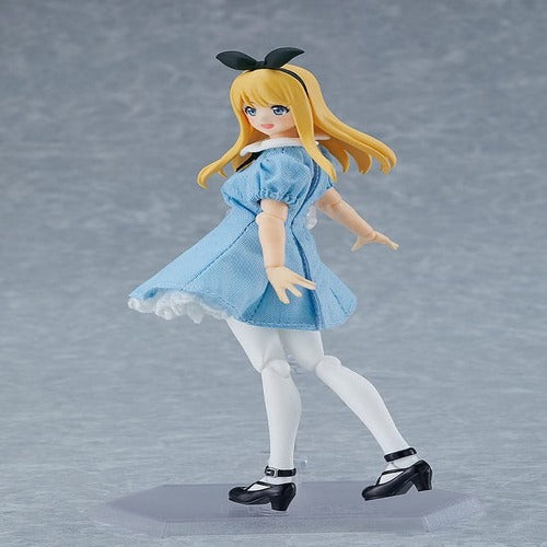 Original Character figurine Figma Female Body (Alice) with Dress and Apron Outfit 13 cm