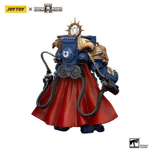 Warhammer 40k figurine Ultramarines Marneus Calgar Chapter Master with MKX Gravis Armour and Gauntlets of Ultramar 20 cm