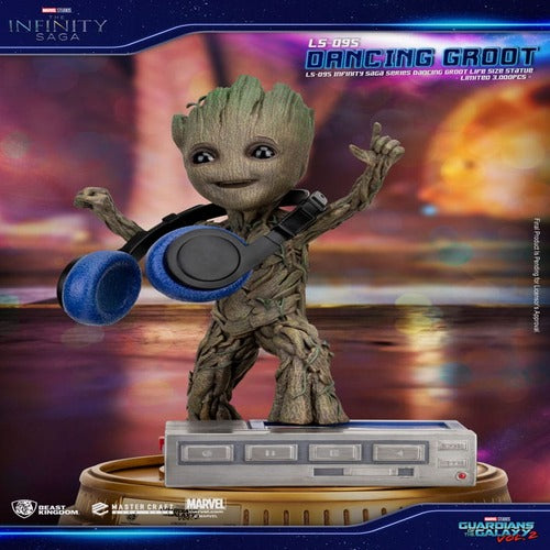 Les Gardiens de la Galaxie 2 statuette 1/1 Dancing Groot heo EU Exclusive 32 cm