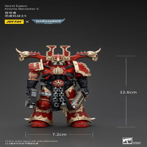 Warhammer 40k figurine 1/18 World Eaters Khorne Berzerker 5 13 cm