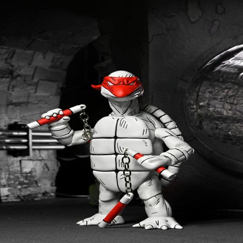 Tortues Ninja (Mirage Comics) pack 2 figurines Black and White First Turtles 18 cm