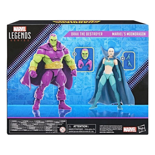 Guardians of the Galaxy Marvel Legends Actionfiguren 2er-Pack Drax the Destroyer & Marvel's Moondragon 15 cm