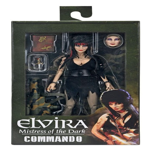 Elvira, maîtresse des ténèbres figurine Clothed Commando Elvira 20 cm