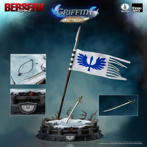 Berserk figurine 1/6 Griffith (Reborn Band of Falcon) Deluxe Edition 40 cm