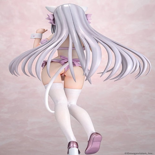 Tsuki ni Yorisou Otome no Sahou statuette PVC 1/6 Luna Sakurakouji Cat Maid Sakura Color Ver. 26 cm