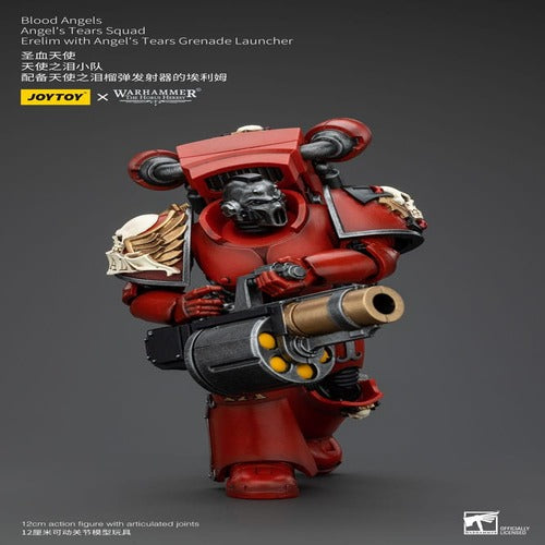 Warhammer The Horus Heresy figurine 1/18 Blood Angels Angel's Tears Squad Erelim with Angel's Tears Grenade Launcher 12 cm