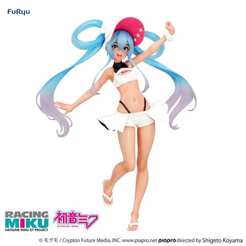 Hatsune Miku GT Project statuette PVC Trio-Try-iT Racing Miku 2024 Summer Holiday Ver. 23 cm