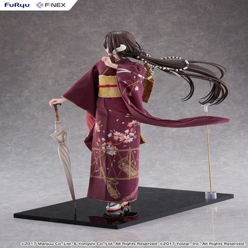Azur Lane F:Nex statuette PVC 1/4 Mikasa blue flower komachi Ver. Japanese Doll 43 cm