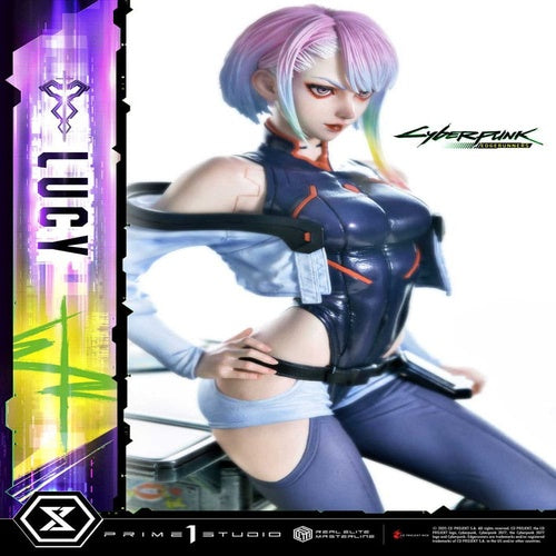 Cyberpunk: Edgerunners Real Elite Masterline Series Statue 1/4 Lucy Deluxe Bonus Version 50 cm