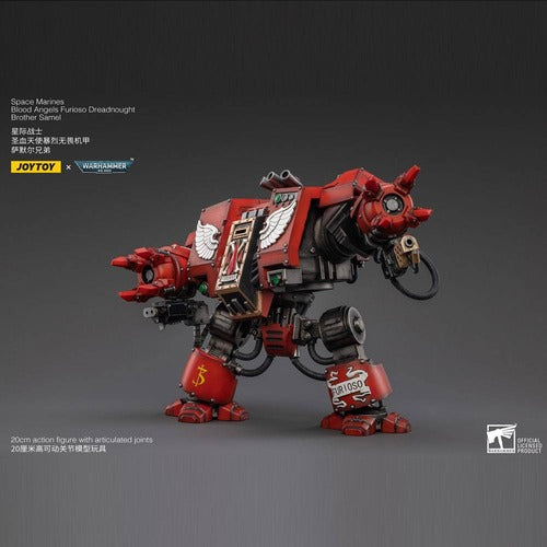 Warhammer 40k figurine 1/18 Blood Angels Furioso Dreadnought Brother Samel 20 cm