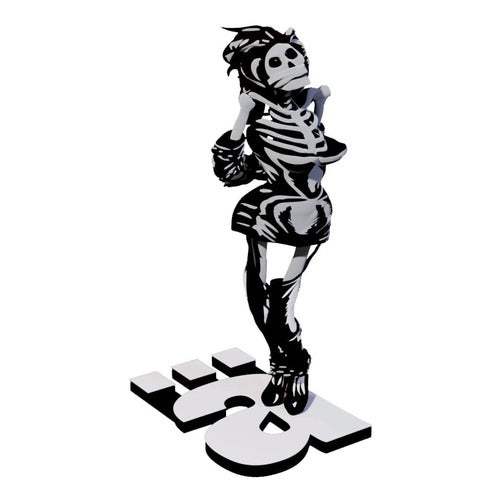 Die Ärzte statuette 1/10 Gwendoline Skelett 17 cm