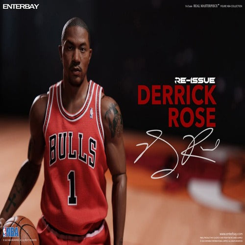 NBA Collection figurine Real Masterpiece 1/6 Derrick Rose Limited Retro Edition 30 cm