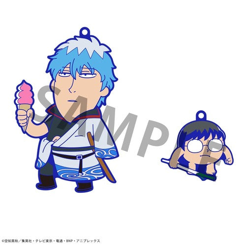 Gintama x Okawabukubu assortiment charms caoutchouc Rubber Mascot Buddycolle Gintama Oshanti 7 cm (8)