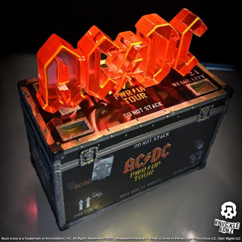 AC/DC statuette Rock Ikonz On Tour PWR UP Tour Road Case