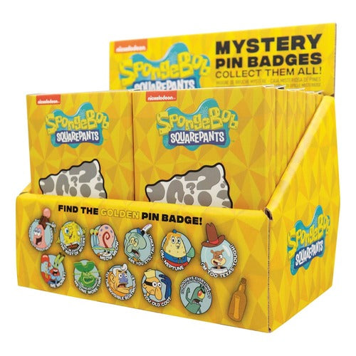 Bob l´éponge présentoir Pin's Mystery Pin Badge (12)