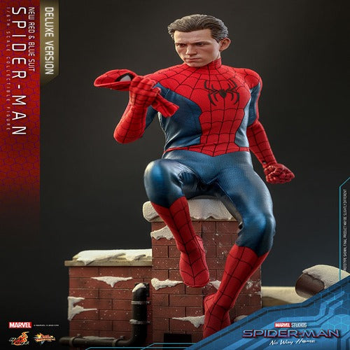 Spider-Man: No Way Home figurine Movie Masterpiece 1/6 Spider-Man (New Red and Blue Suit) (Deluxe Version) 28 cm