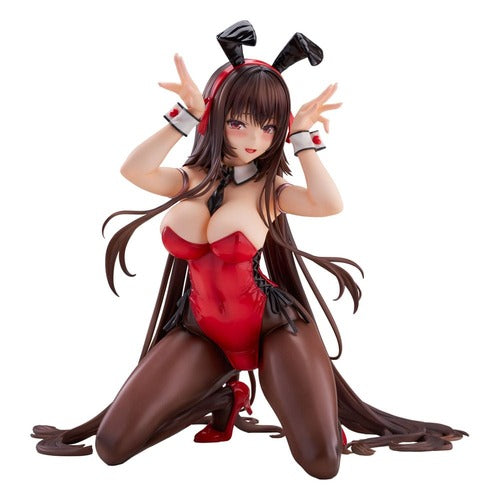 Amakano 2+ statuette PVC 1/4 Yuuhi Kurohime Bunny Suit Ver. 32 cm