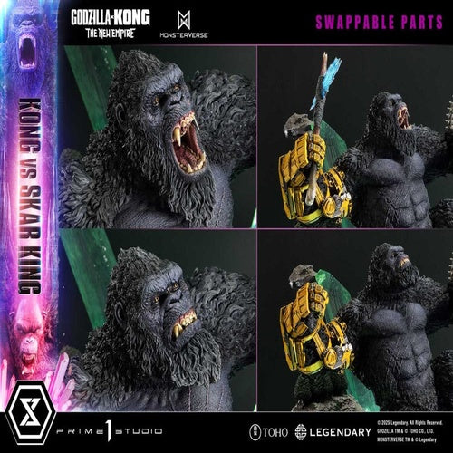 Godzilla x Kong: The New Empire Ultimate Diorama Masterline Series Statue Kong vs Skar King 104 cm