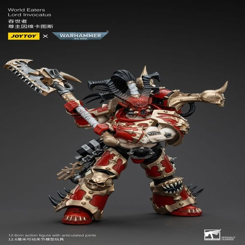 Warhammer 40k figurine 1/18 World Eaters Lord Invocatus 13 cm