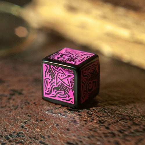 Call of Cthulhu 7ème édition pack dés Black & Magenta (7)