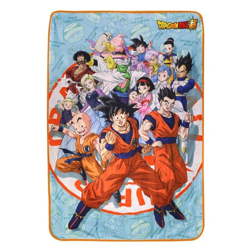 Dragon Ball Super couverture polaire Universe Survival Iconic Characters 100 x 150 cm