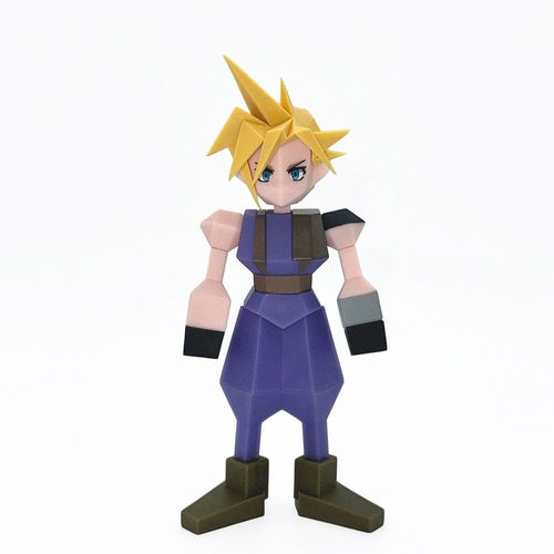 Final Fantasy VII figurine Polygon Cloud Strife 15 cm