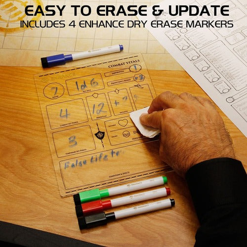 Enhance RPG Series Acryl Charakterbögen Set *Englische Version*