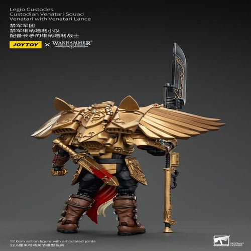 Warhammer The Horus Heresy figurine 1/18 Legio Custodes Custodian Venatari Squad Venatari with Venatari Lance 13 cm