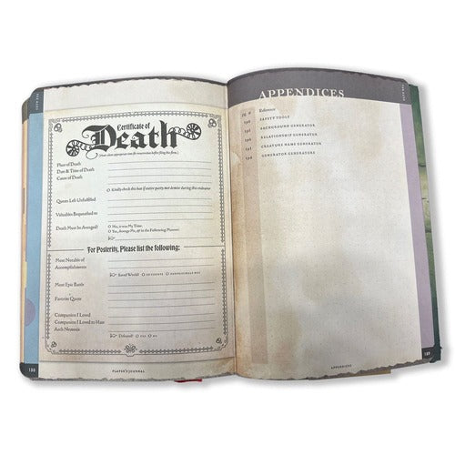 Cahier A5 Player's Journal Sage Green Shield