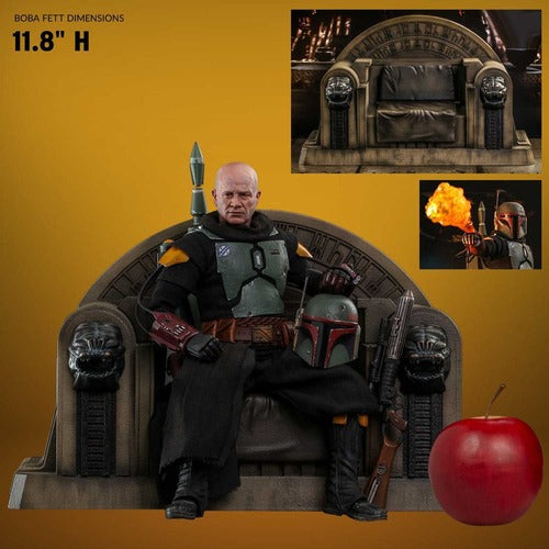 Star Wars: The Mandalorian figurine 1/6 Boba Fett Repaint Armor and Throne Special Edition 30 cm