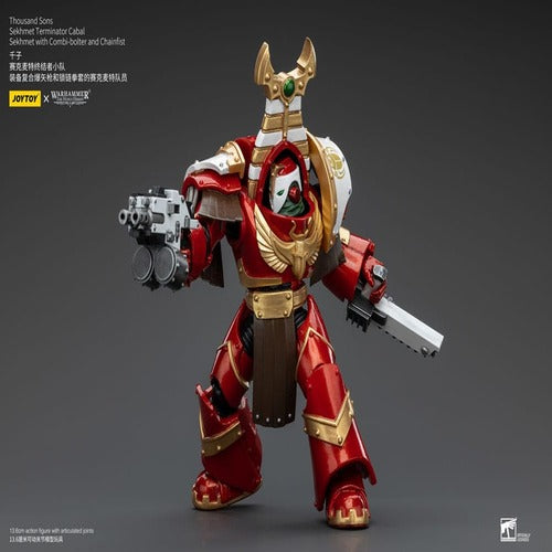 Warhammer The Horus Heresy figurine 1/18 Thousand Sons Sekhmet Terminator Cabal Sekhmet with Combi-Bolter and Chainfist 14 cm