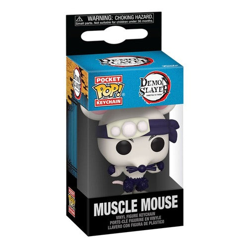 Demon Slayer: Kimetsu no Yaiba présentoir porte-clés Pocket POP! Vinyl Muscle Mouse 4 cm (12)
