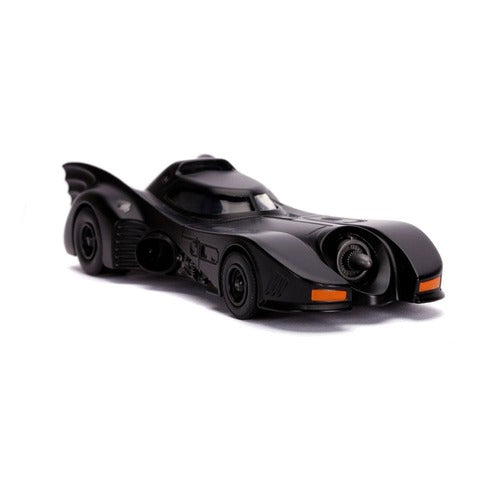 Batman 1989 1/32 Hollywood Rides 1989 Batmobile métal avec figurine