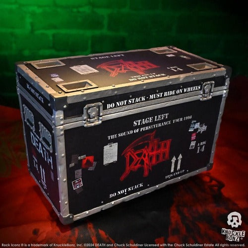 Death Rock Ikonz On Tour Road Case Statue & Bühnenhintergrund Set The Sound of Perseverance Tour 1998